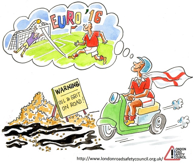 LRSC cartoon emphasises need for road users to pay attention | London Road  Safety Council